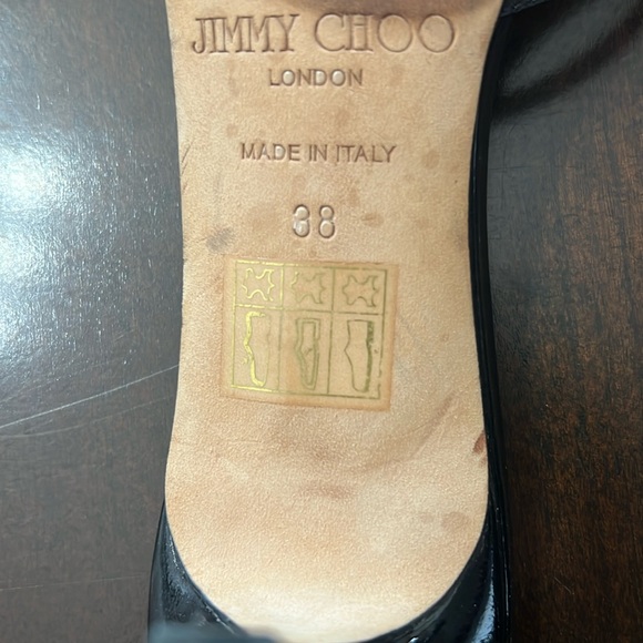 Jimmy Choo patent leather slide size 8 - Picture 5 of 6